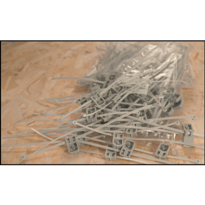 UCHWYT TBBL Z OPASKĄ ZACISKOWĄ SZARY /opk=200szt./ 9TBBL CELO (9TBBL)